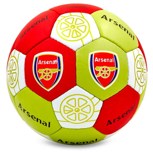 М'яч футбольний Ballonstar Arsenal FB-0047-108 №5 Червоно-жовтий (57566003) фото №2