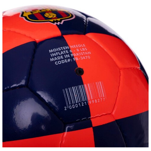 М'яч футбольний Ballonstar FCB Barca FB-3470 №5 Червоно-синій (57566044) фото №4