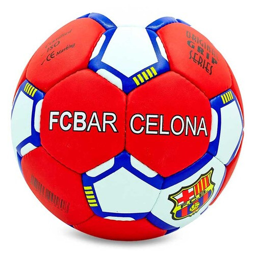 Мяч футбольный Ballonstar Barcelona FB-0047-126 №5 Красный (57566132) фото №1