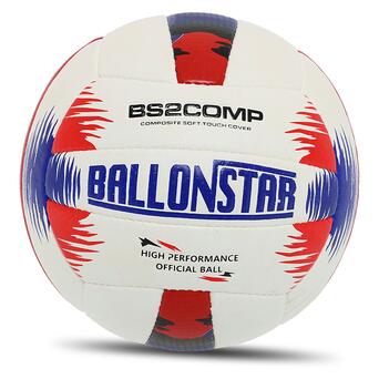 М'яч волейбольний Ballonstar LG-2089 Ballonstar №5 Білий (57566150) фото №1