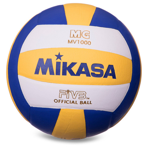 М'яч волейбольний Mikasa MV-1000 №5 Жовто-синій (57522001) фото №1