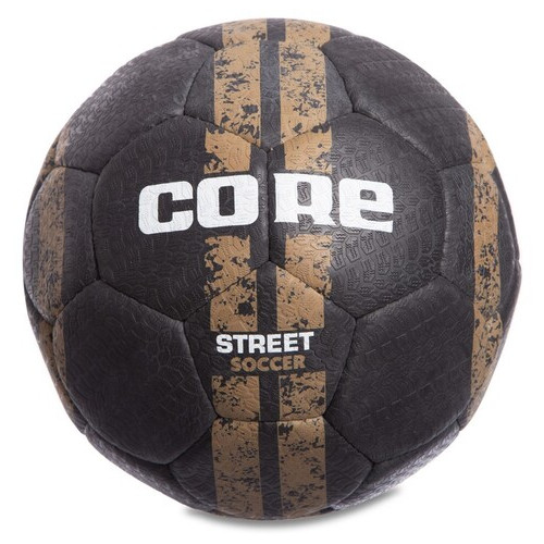 М'яч для вуличного футболу Core Street Soccer CRS-044 №5 Темно-коричневий (57568001) фото №2