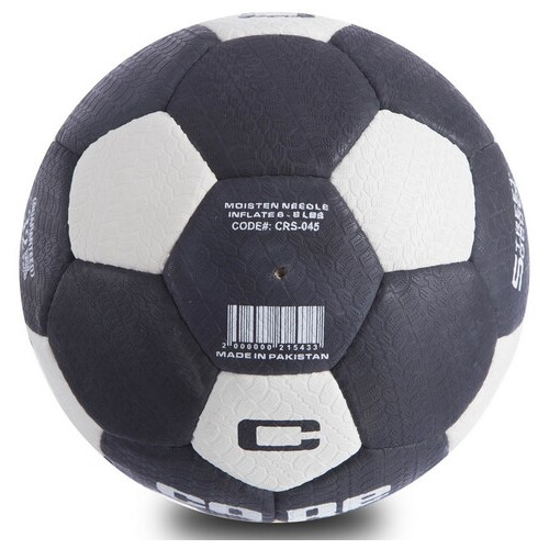 М'яч для вуличного футболу Core Street Soccer CRS-045 №5 Чорно-білий (57568002) фото №2