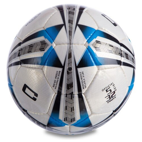 М'яч футбольний Core 5 Star CR-008 №5 Біло-синій (57568016) фото №2