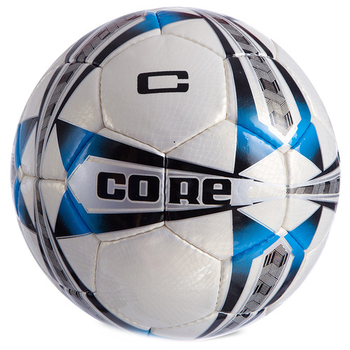 М'яч футбольний Core 5 Star CR-008 №5 Біло-синій (57568016) фото №1