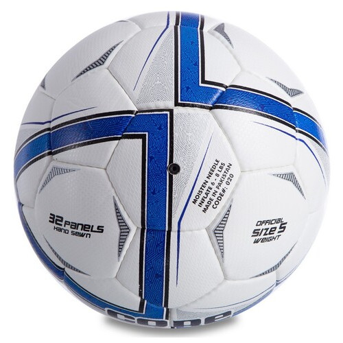 М'яч футбольний Core Challenger CR-020 №5 Біло-синій (57568020) фото №2