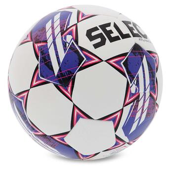 М'яч футбольний Select Atlanta DB Fifa Basic V23 ATLANTA-5WV №5 Біло-фіолетовий (57609015) фото №2