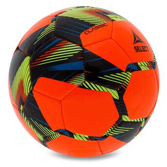 М'яч футбольний Select Classic V23 CLASSIC-5BK №5 Помаранчево-чорний (57609016) фото №2