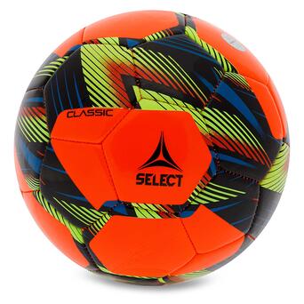 М'яч футбольний Select Classic V23 CLASSIC-5BK №5 Помаранчево-чорний (57609016) фото №1