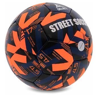 М'яч футбольний Select Street Soccer V23 №4,5 Помаранчево-синій (57609024) фото №2