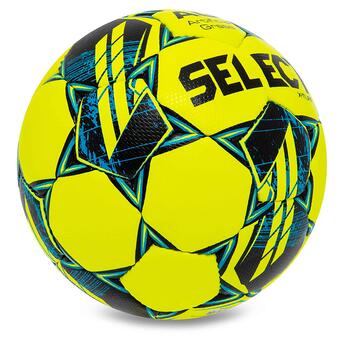 М'яч футбольний Select X-TURF V23 X-TURF-4YB №4 Жовто-синій (57609031) фото №2
