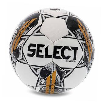 М'яч футбольний Select Super FIFA Quality Pro V23 SUPER-FIFA-WGR №5 Біло-сірий (57609022) фото №1