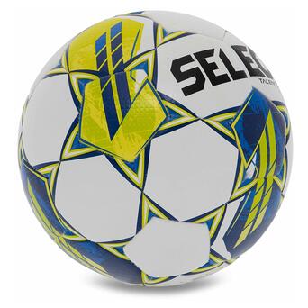 М'яч футбольний Select Talento DB V23 TALENTO-4WY №4 Біло-жовтий (57609027) фото №2