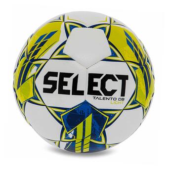 М'яч футбольний Select Talento DB V23 TALENTO-4WY №4 Біло-жовтий (57609027) фото №1