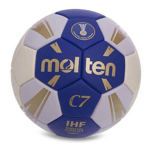 М'яч для гандболу Molten H2C3500 №2 Синій (57483025) фото №1