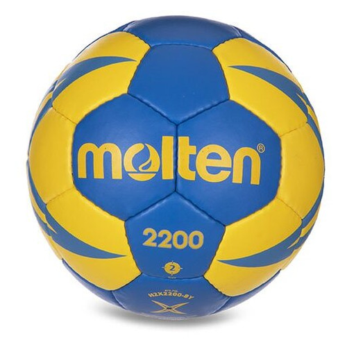 М'яч для гандболу Molten H2X2200 №2 Синьо-жовтий (57483041) фото №1