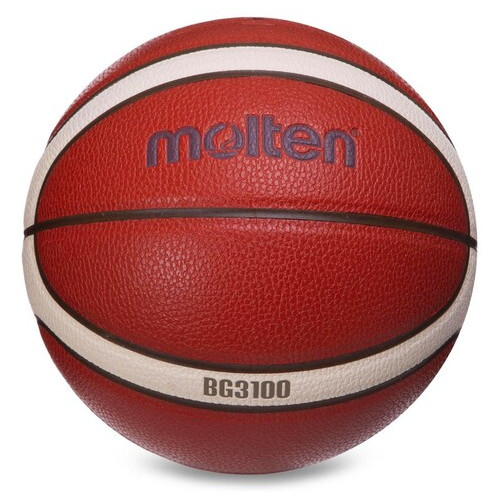 М'яч баскетбольний Molten Composite Leather B6G3100 №6 Помаранчевий (57483054) фото №3