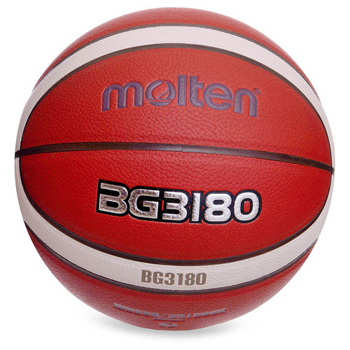 М'яч баскетбольний Molten Composite Leather B7G3180 №7 Помаранчевий (57483048) фото №1