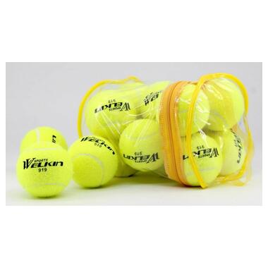 М'яч для великого тенісу Welkin 12 шт. (IV-PM6950) фото №5