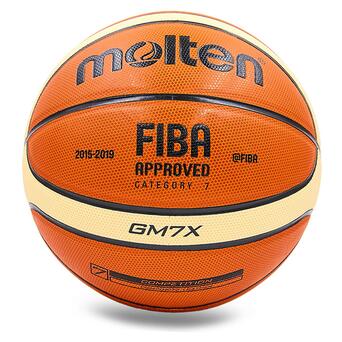 М'яч баскетбольний Molten BGM7X №7 Помаранчево-бежевий (57483070) фото №1