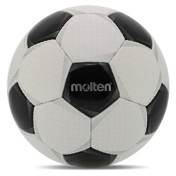 М'яч футбольний Molten F5P3200 №5 Біло-чорний (57483073) фото №3