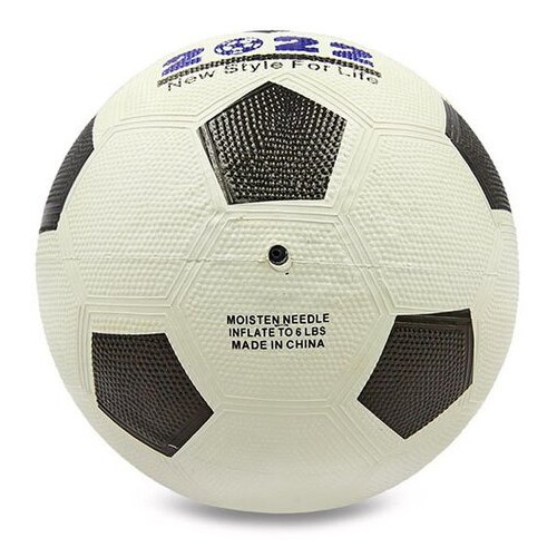 М'яч футбольний FDSO XK4280-01 гумовий Біло-чорний (59508077) фото №3