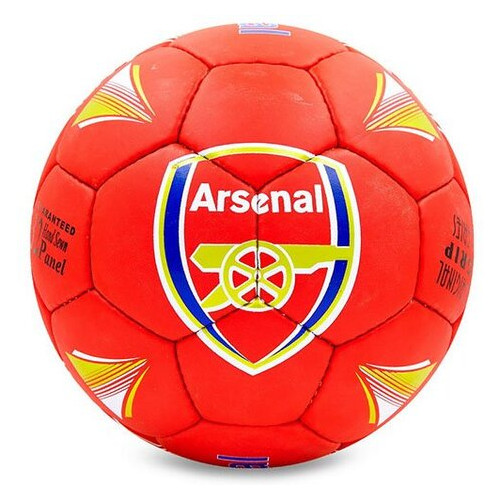 М'яч футбольний FDSO Arsenal FB-6690 №5 Червоний (57508078) фото №2