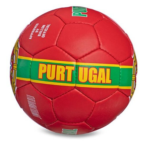 М'яч футбольний FDSO Portugal FB-6723 №5 Червоний (57508089) фото №1