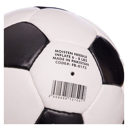 М'яч футбольний FDSO Ballonstar FB-0173 №5 Біло-чорний (57508093) фото №3