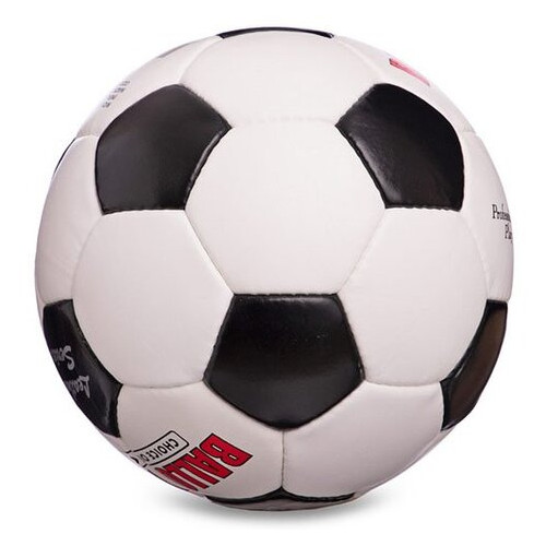 М'яч футбольний FDSO Ballonstar FB-0173 №5 Біло-чорний (57508093) фото №2