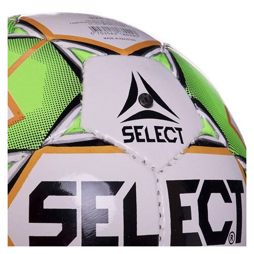 М'яч футбольний FDSO Select ST Talento 9 FB-2996 №4 Біло-зелений (57508138) фото №4