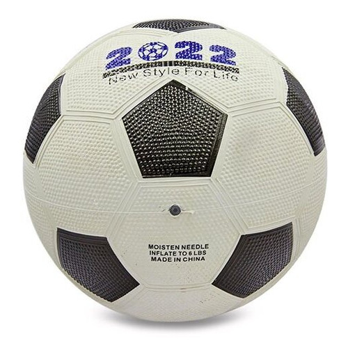 М'яч гумовий FDSO Футбольний 2022 RS8801 Біло-синій (59508068) фото №3