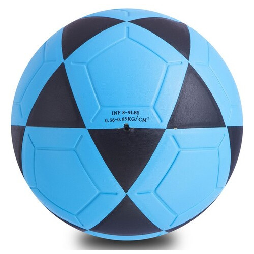 Мяч футбольный FDSO MIK FB-0451 №4 Сине-черный (57508431) фото №2