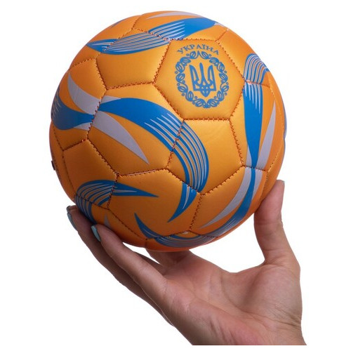 М'яч футбольний FDSO Сувенірний FB-4096-U1 №2 Помаранчевий (57508440) фото №4