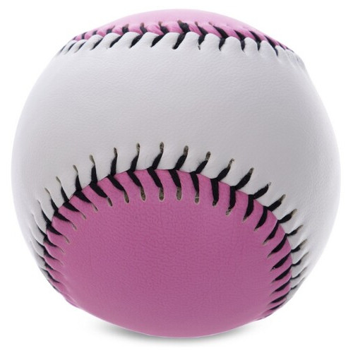 М'яч для бейсболу FDSO C-3406 Біло-рожевий (57508537) фото №3