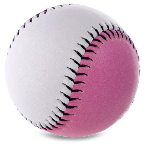 М'яч для бейсболу FDSO C-3406 Біло-рожевий (57508537) фото №2