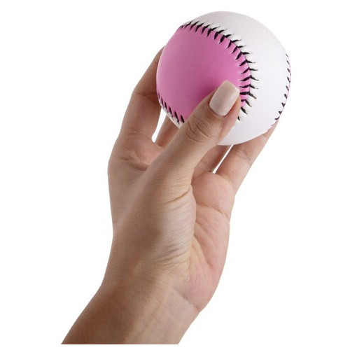 М'яч для бейсболу FDSO C-3406 Біло-рожевий (57508537) фото №5