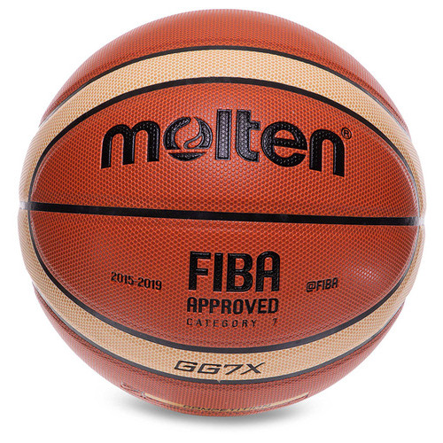 М'яч баскетбольний FDSO MOL Fiba Approved GG7X BA-4962 №7 Коричнево-бежевий (57508574) фото №1