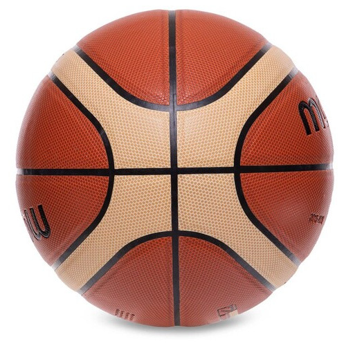 М'яч баскетбольний FDSO MOL Fiba Approved GG7X BA-4962 №7 Коричнево-бежевий (57508574) фото №3
