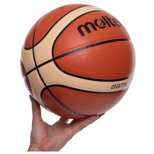 М'яч баскетбольний FDSO MOL Fiba Approved GG7X BA-4962 №7 Коричнево-бежевий (57508574) фото №5