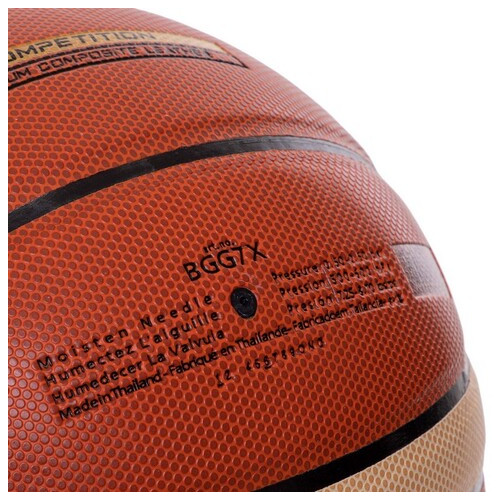 М'яч баскетбольний FDSO MOL Fiba Approved GG7X BA-4962 №7 Коричнево-бежевий (57508574) фото №4