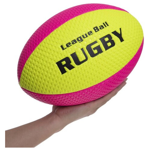 М'яч для регбі FDSO Rugby Liga ball RG-0391 №9 Жовто-червоний (57508596) фото №6