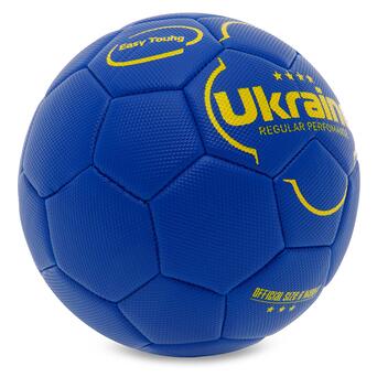 М'яч футбольний FDSO Ukraine International Standart FB-9308 №3 Синій (57508685) фото №2