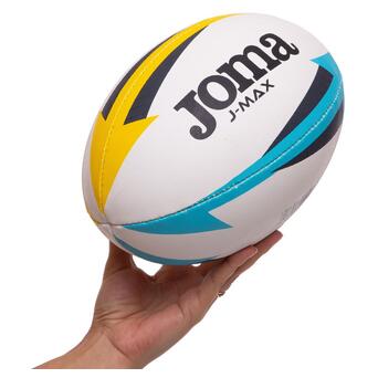 М'яч для регбі Joma J-Max 400680-209 Joma №3 Біло-жовто-синій (57590040) фото №6