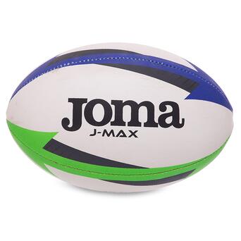 М'яч для регбі Joma J-Max 400680-217 Joma №4 Біло-синьо-зелений (57590041) фото №1