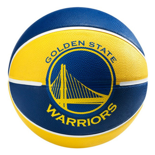 Баскетбольний м'яч для стрітболу Spalding NBA Team Golden State Warriors розмір 7 (3001529019817) фото №1