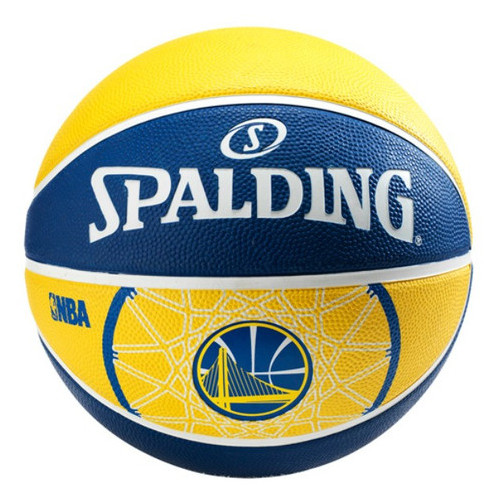 Баскетбольний м'яч для стрітболу Spalding NBA Team Golden State Warriors розмір 7 (3001529019817) фото №2