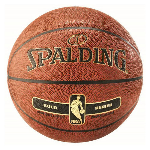 Баскетбольный мяч Spalding NBA Gold размер 6 (30 01589 02 0016) фото №1