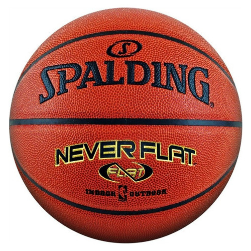Баскетбольный мяч Spalding NEVER FLAT indoor/outdoor размер 7 (30 01530 01 1317) фото №1