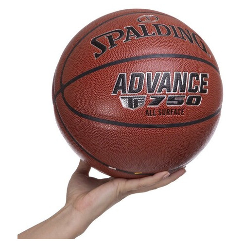 М'яч баскетбольний Spalding Advance TF-750 76847Y №7 Помаранчевий (57484026) фото №6